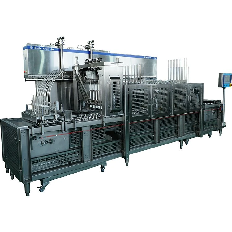 A6 Ice Cream Cup Filling and Sealing Machine